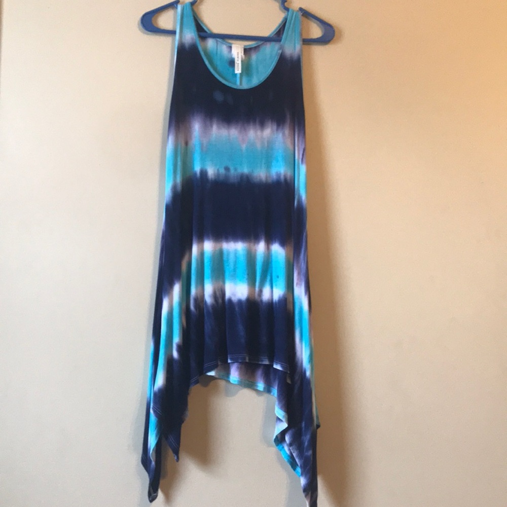 Boho tie dye dress